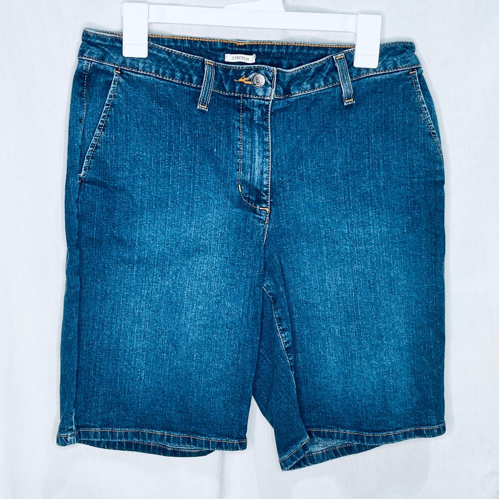 St. John's Bay Denim Bermuda Shorts 12